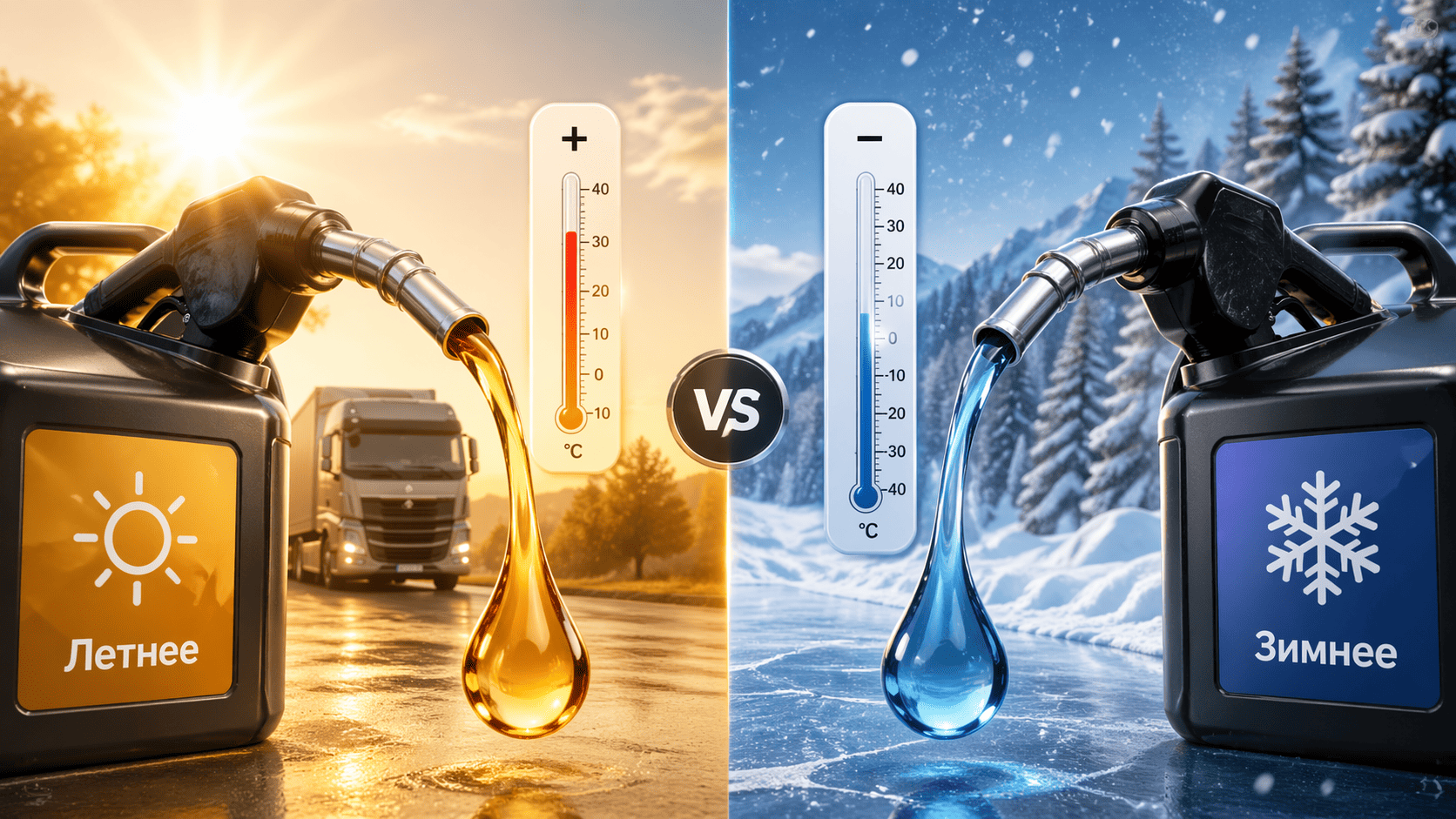 Летнее vs зимнее дизельное топливо: ключевые отличия